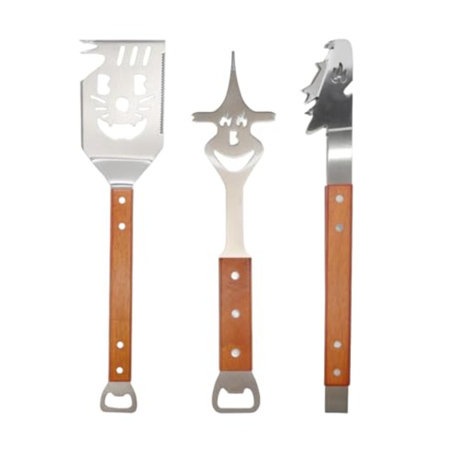 7 in 1 Stainless Steel BBQ Acc - Camping Cooking Set Stainless Steel ulasan dan harga