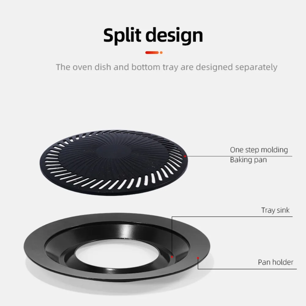 KOSUN Aluminum Grill Pan Round - Camping Cooking Vegetables ulasan dan harga