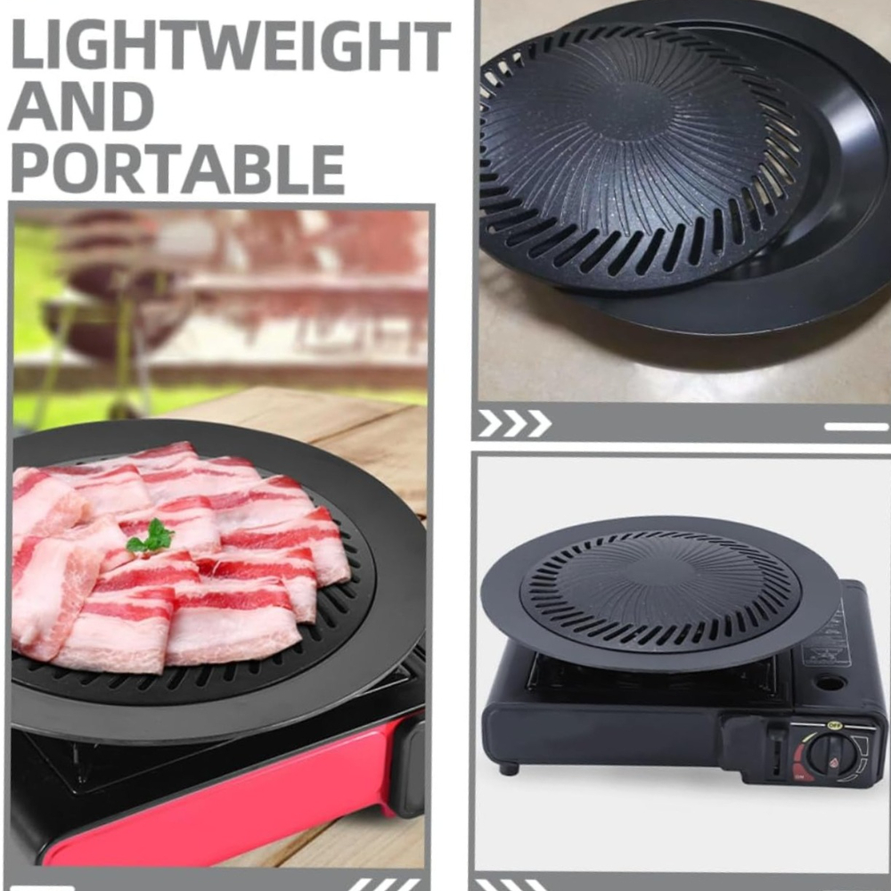 KOSUN Aluminum Grill Pan Round - Camping Cooking Vegetables ulasan dan harga