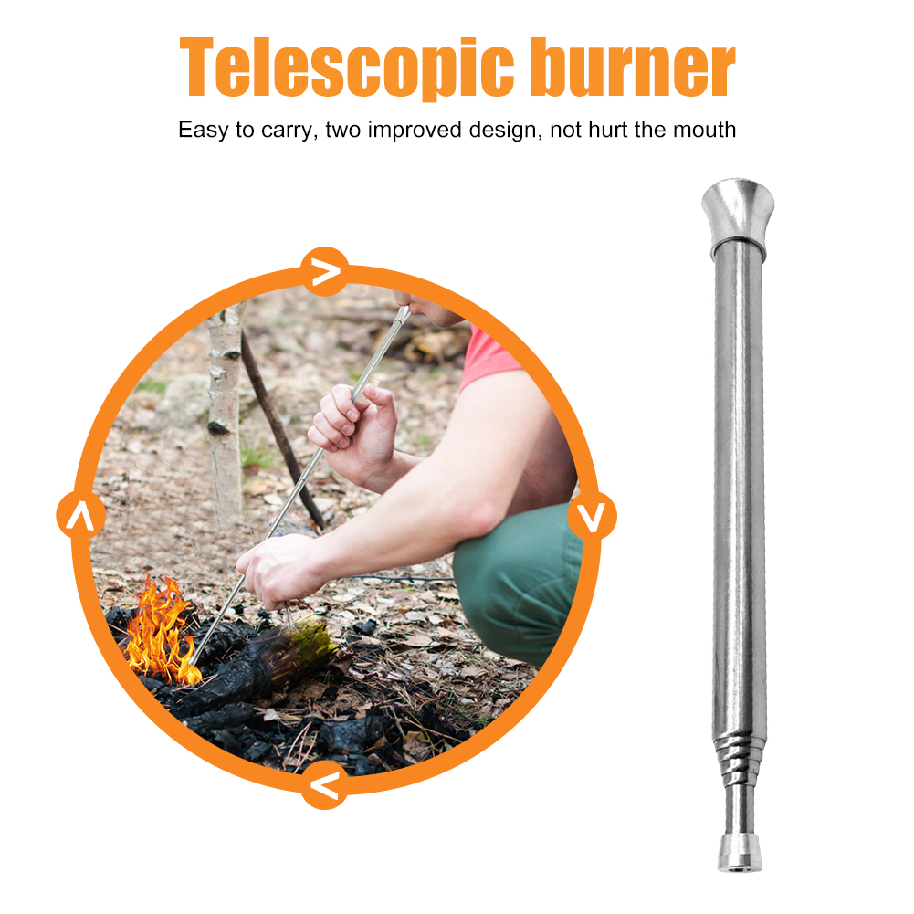 Outdoor Cooking Blow Fire Tube - Camping Cooking Youtube ulasan dan harga
