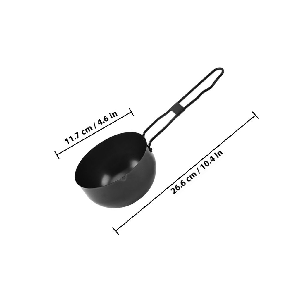 2Pcs Iron Stew Pot with Handle - Camping Cooking Noodles ulasan dan harga