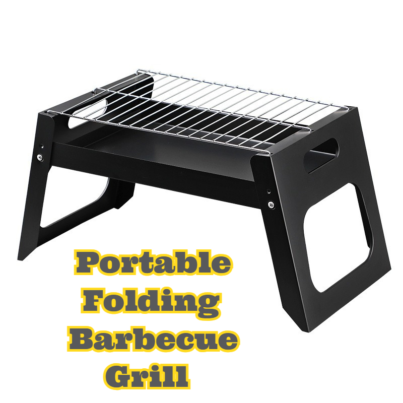 Portable Charcoal BBQ Grill Fo - Camping Cooking Bbq ulasan dan harga