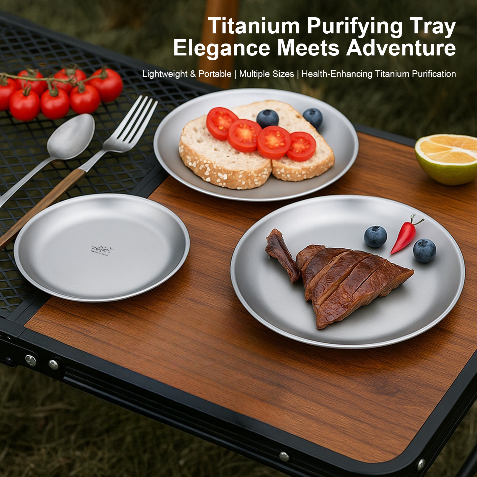 Portable Titanium Purified Sta - Camping Cooking Dishes ulasan dan harga