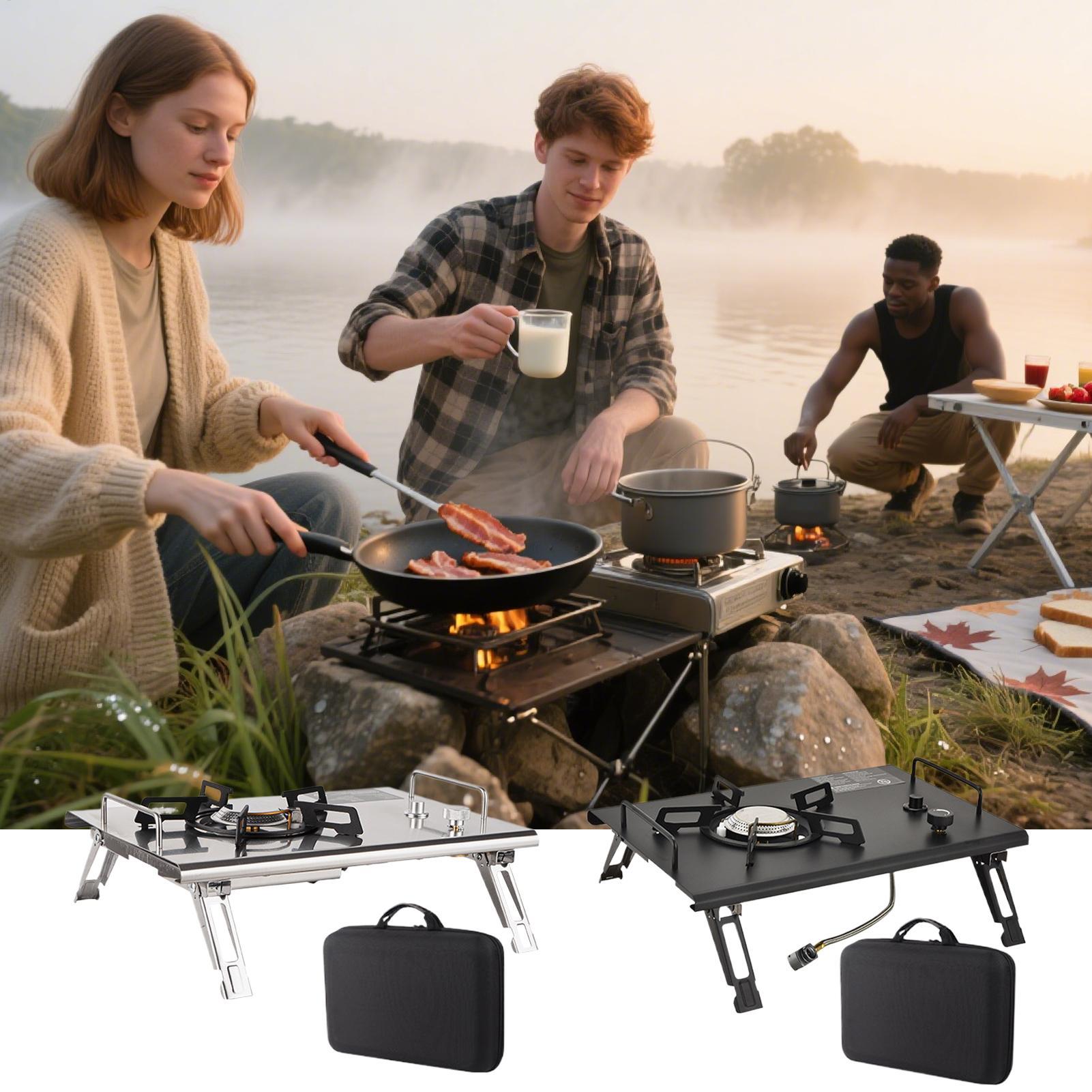 Portable Camping Stove Portabl - Camping Cooking Table Foldable ulasan dan harga