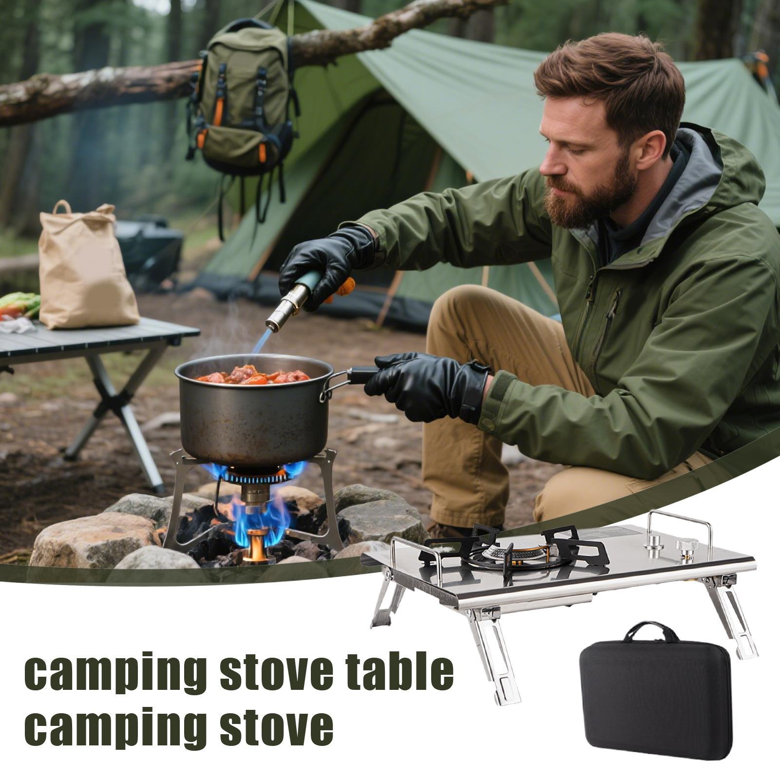 Portable Camping Stove Portabl - Camping Cooking Table Foldable ulasan dan harga