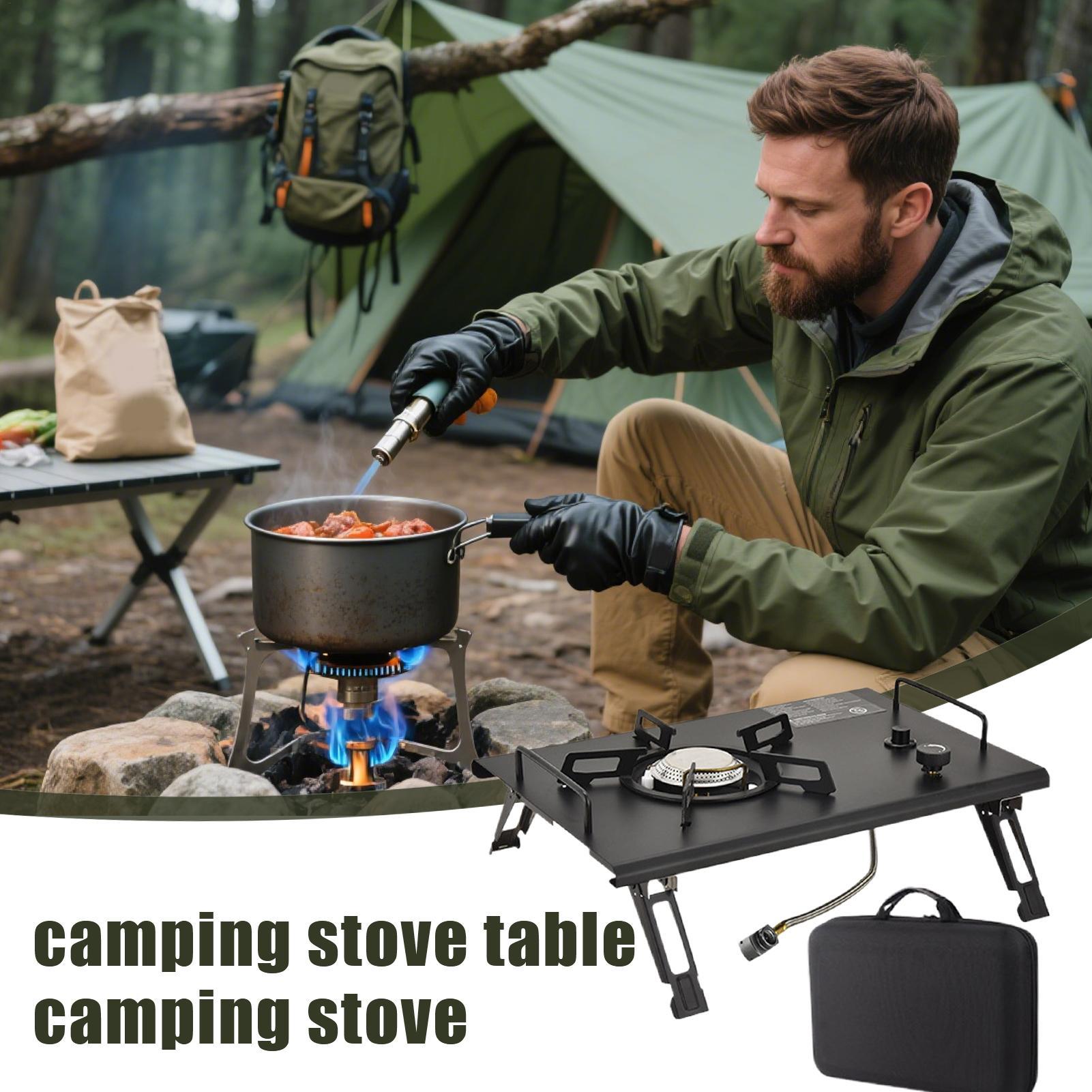 Portable Camping Stove Portabl - Camping Cooking Table Foldable ulasan dan harga
