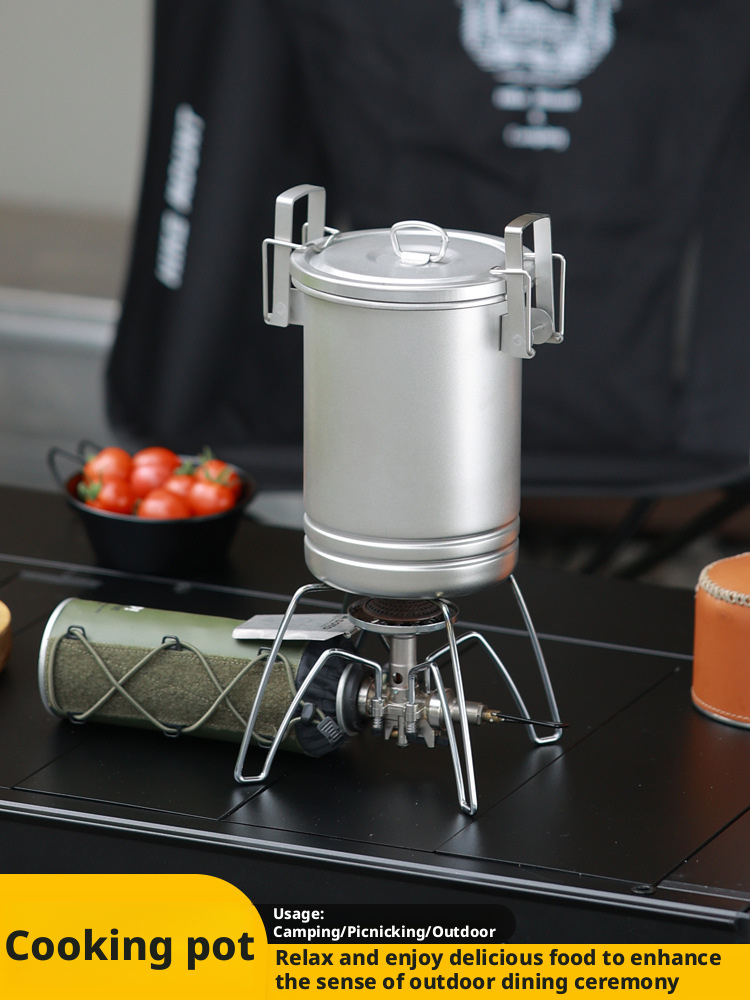 Outdoor multifunctional 1.8L s - Camping Cooking Pot Stainless Steel ulasan dan harga