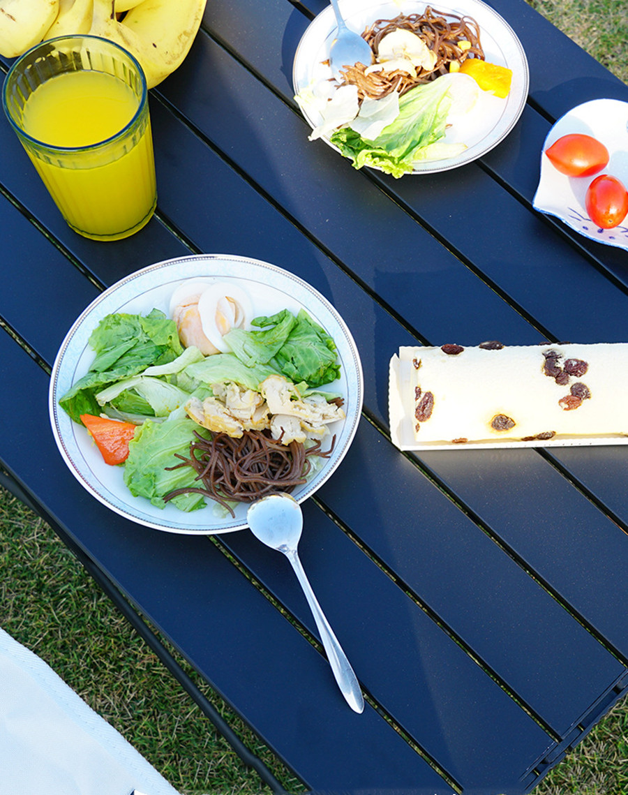 Convenient Aluminum Alloy Fold - Camping Cooking Table Foldable ulasan dan harga