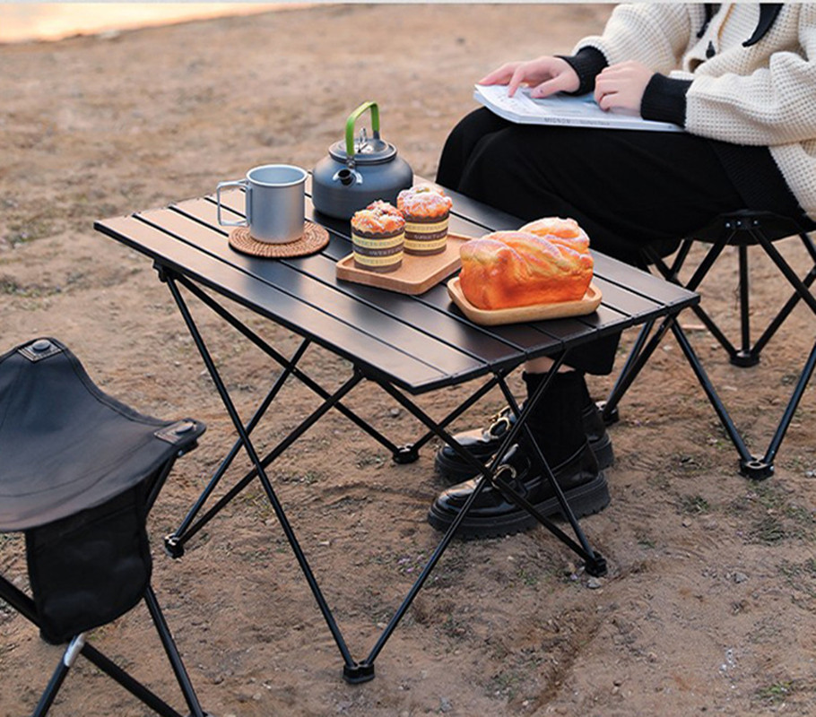 Convenient Aluminum Alloy Fold - Camping Cooking Table Foldable ulasan dan harga